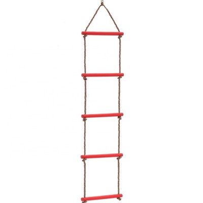 colorful climbing ladders rope children safety step ladders with handrail ladders for sale