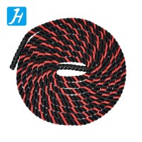 Colored PP or dacron body building power battling ropes for gym exercise