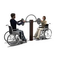 Disabled outdoor gym equipment handicapped fitness equipment